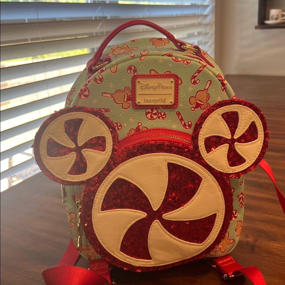 Mickey peppermint sequin Loungefly